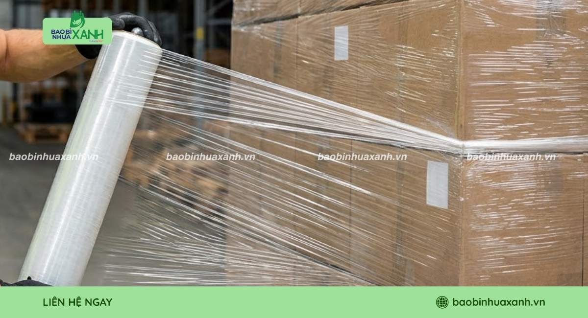 Màng PE dùng để quấn hàng bằng tay