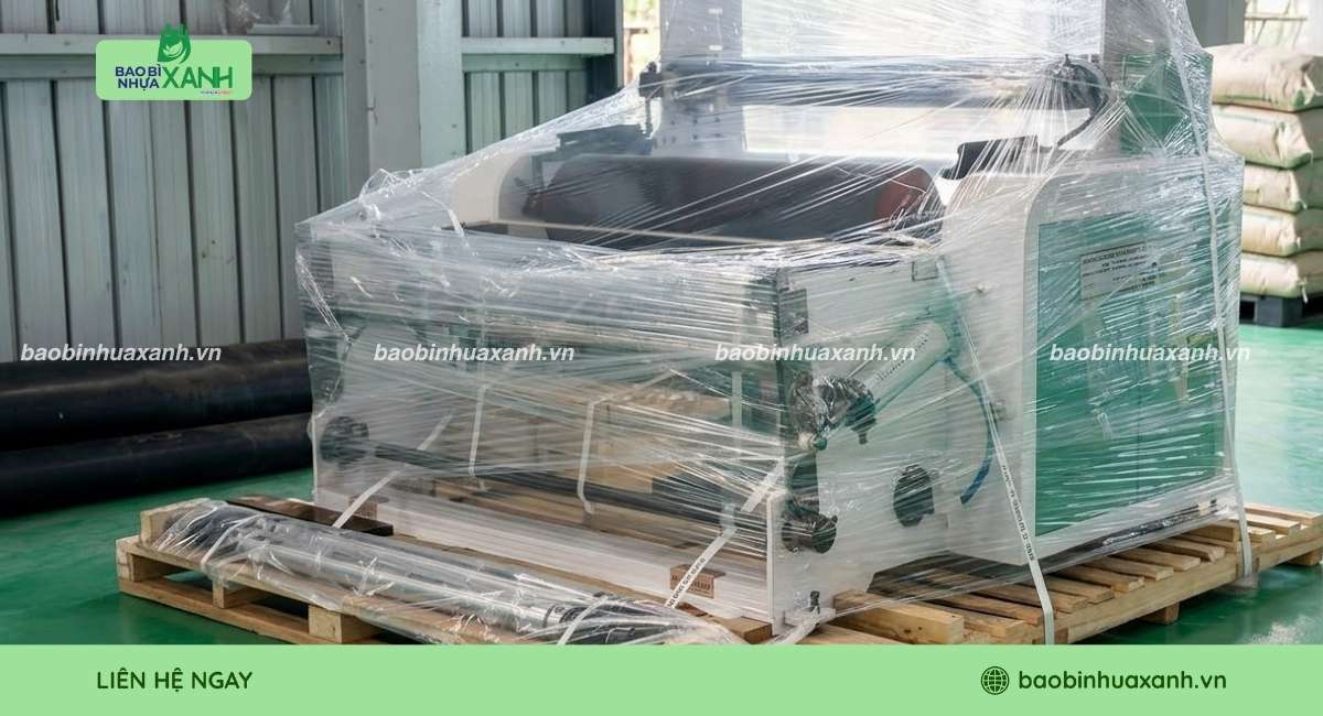 Máy móc được bảo quản bằng màng PE