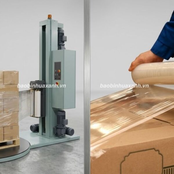 Phân Biệt Màng PE Quấn Tay Và Màng PE Quấn Máy Khi Đóng Gói