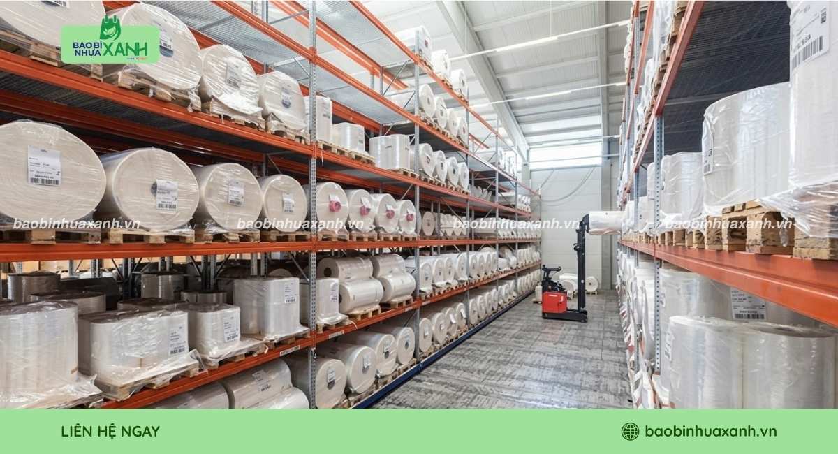 Quản lý cuộn màng PE theo thứ tự nhập kho