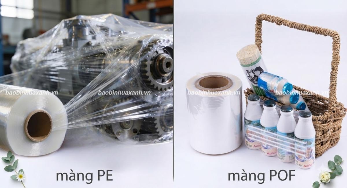 So Sánh Màng PE Và Màng POF Để Chọn Loại Phù Hợp