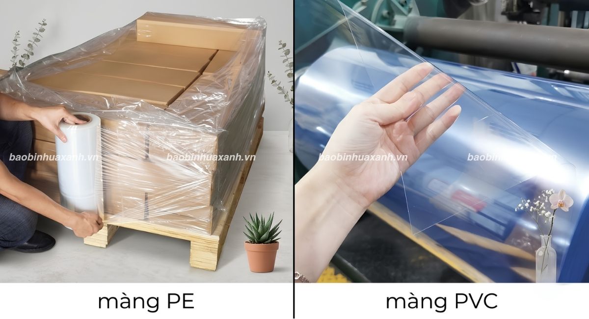 So Sánh Màng PE Và Màng PVC Theo Yêu Cầu Đóng Gói Của Doanh Nghiệp