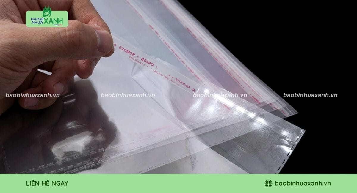 Túi dán miệng tái chế tiện lợi khi sử dụng