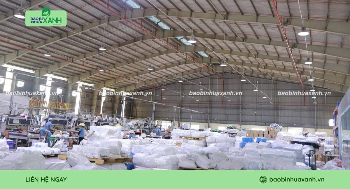 Xưởng Bao Bì Nhựa Xanh chuyên sản xuất túi dán miệng tái chế